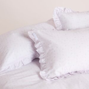 Frill Edge Pillowcase (2-Pack) - Lilac Floral