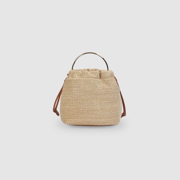 Blythe Bucket Bag - Raffia - Image 3