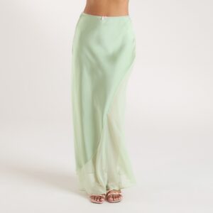 Elyssia Maxi Skirt (Set) - Green