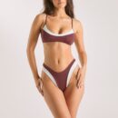 Monaco Bralette Bikini Top - Plum