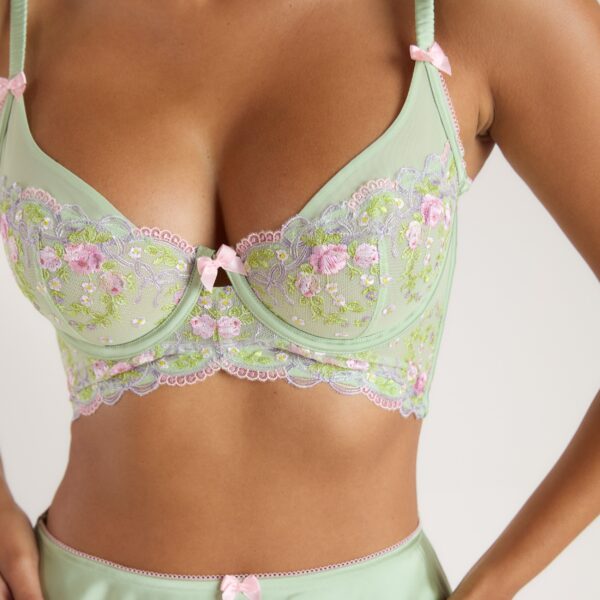 Elyssia Longline Bra (Set) - Green - Image 4