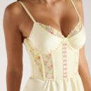 Ophelia Cupless Corset (Set) - Lemon