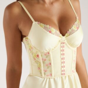 Ophelia Cupless Corset (Set) - Lemon