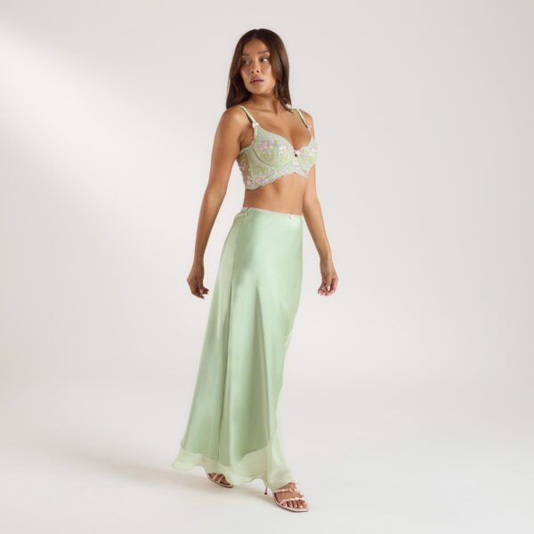 Elyssia Maxi Skirt (Set) - Green - Image 2