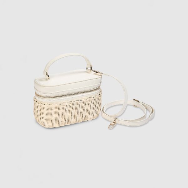 Arlowe Basket Bag - Cream - Image 5