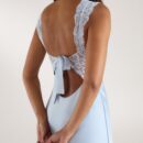 Isla Side Slit Maxi Dress - Blue