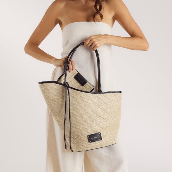 Luella Basket Bag - Raffia - Image 7